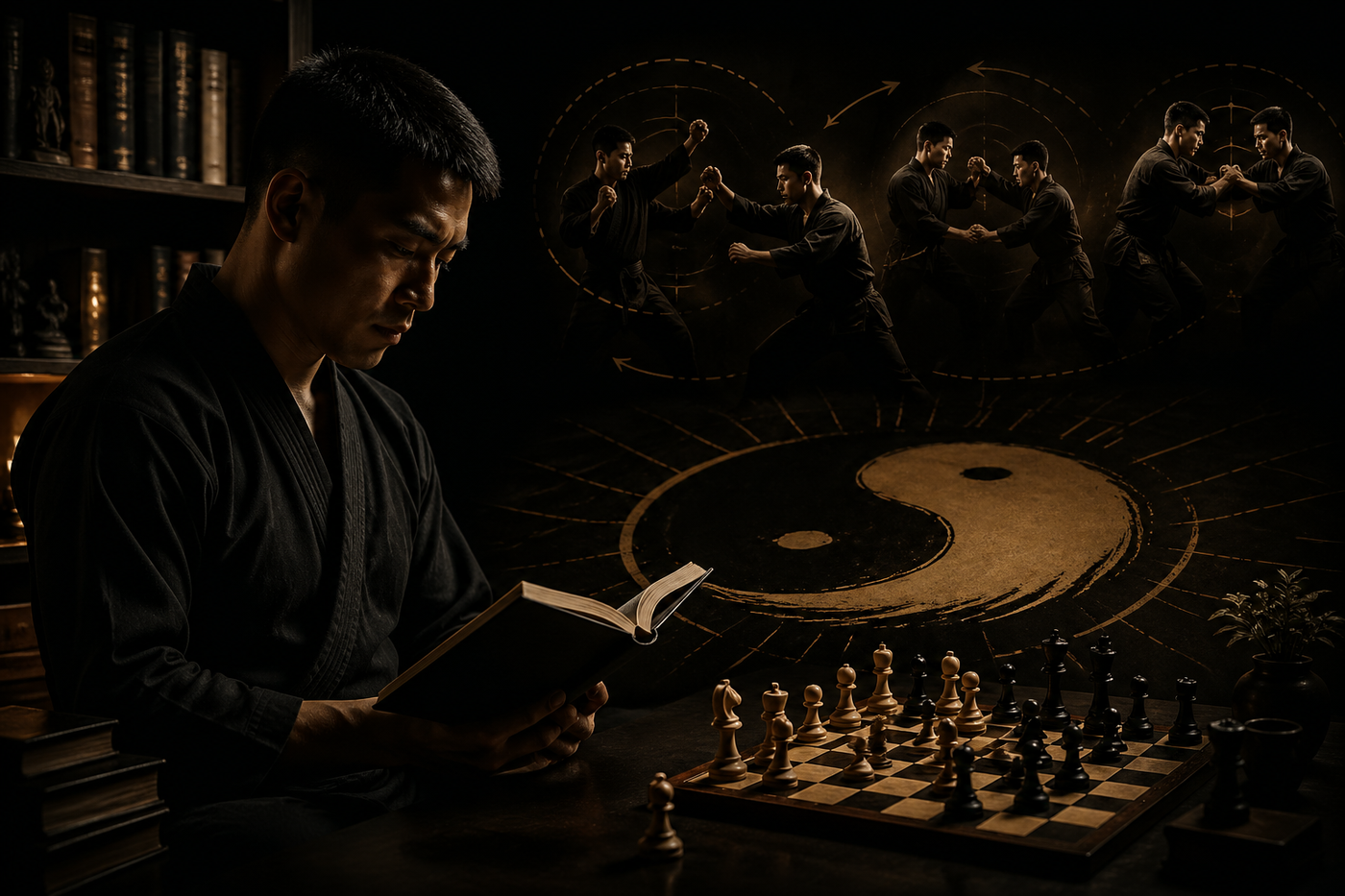 How martial arts books build fight IQ under pressure