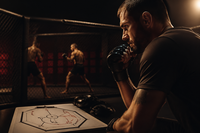 MMA cage control: how to read pressure, space, and the next move