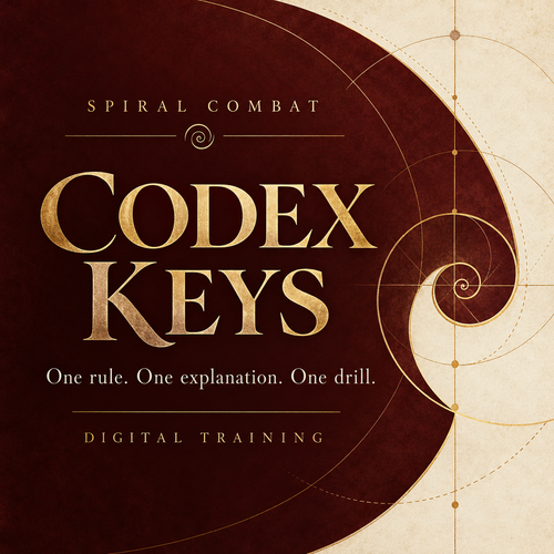 Codex Keys digital training: one rule, one explanation, one drill.