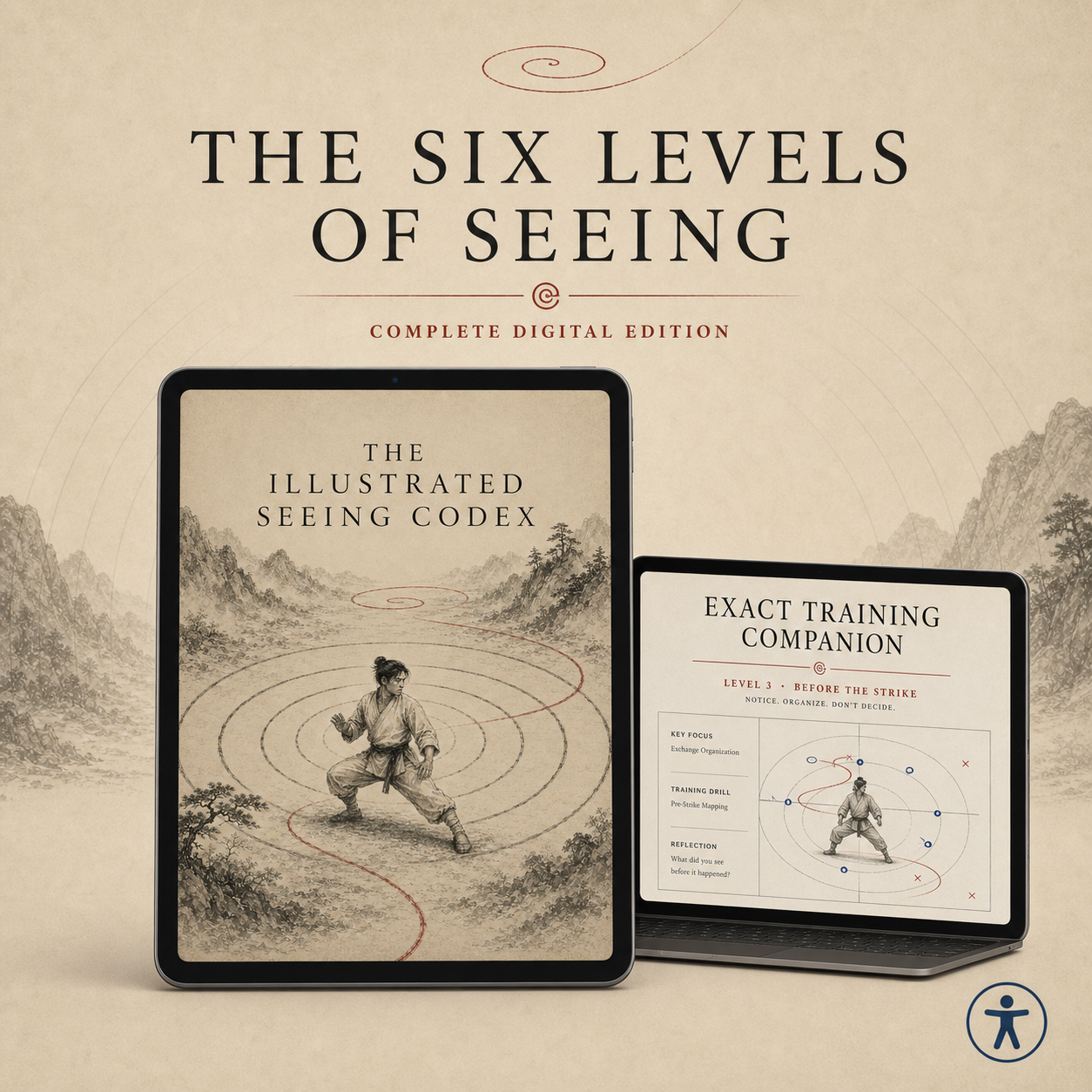 The Six Levels of Seeing complete digital edition with illustrated codex, training companion, and accessible edition