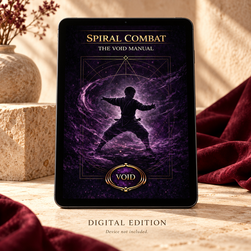 The Void Manual digital edition shown on a tablet. Device not included.