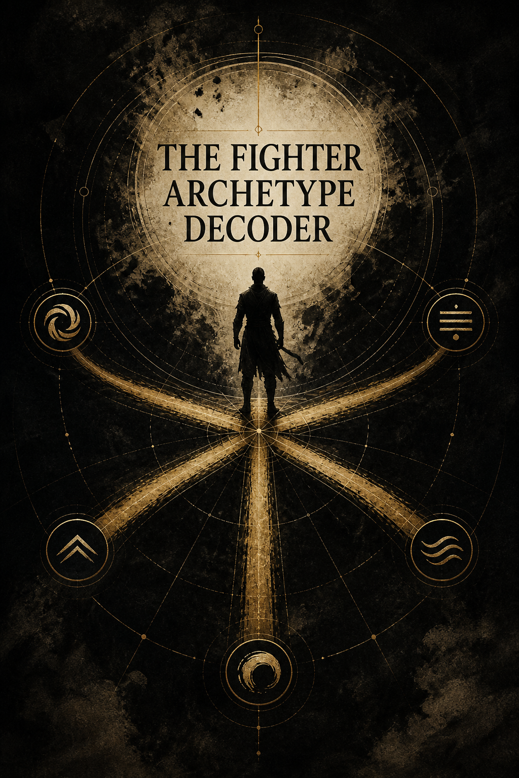 The Fighter Archetype Decoder — actual product artwork