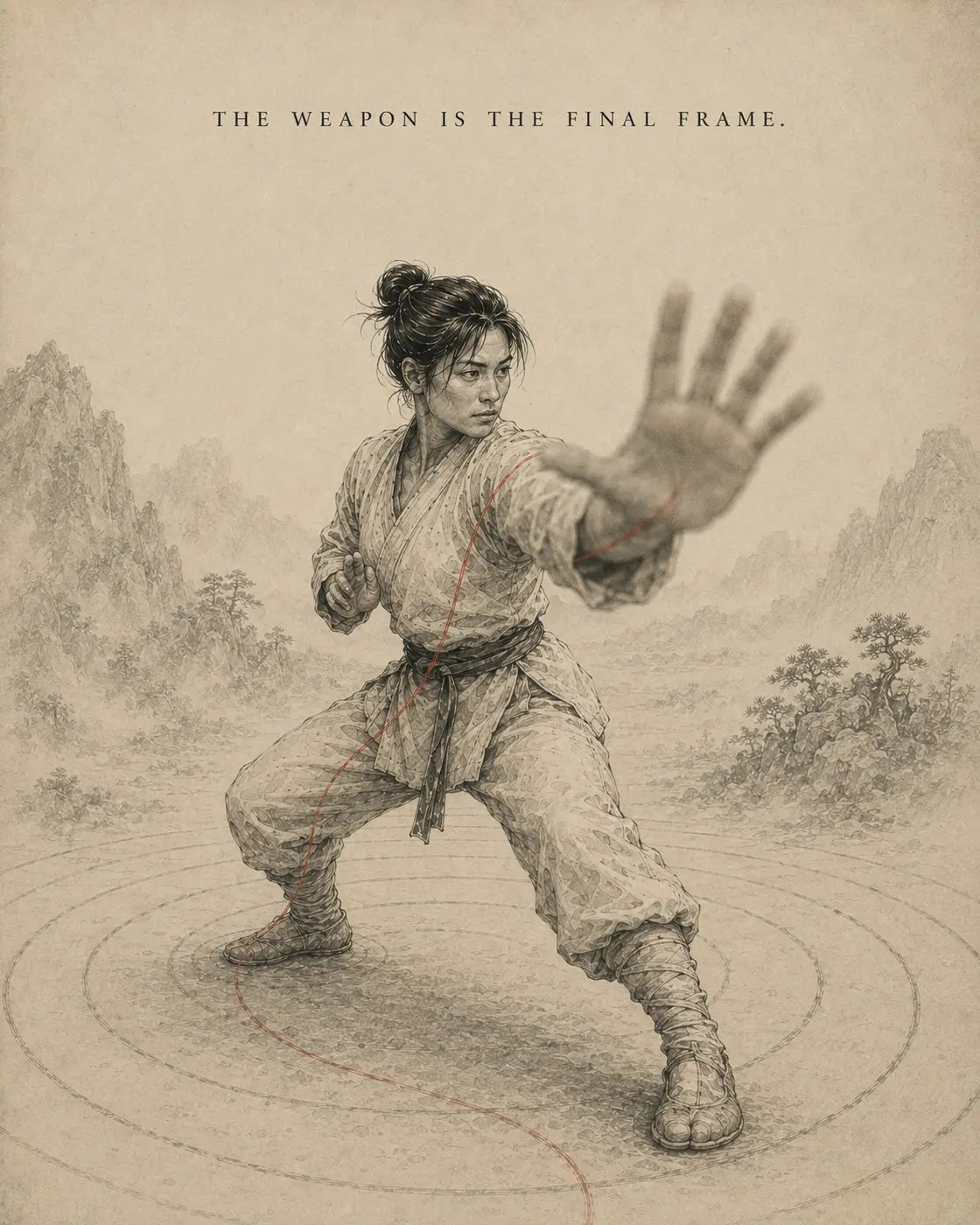 Actual Illustrated Seeing Codex page: The final frame
